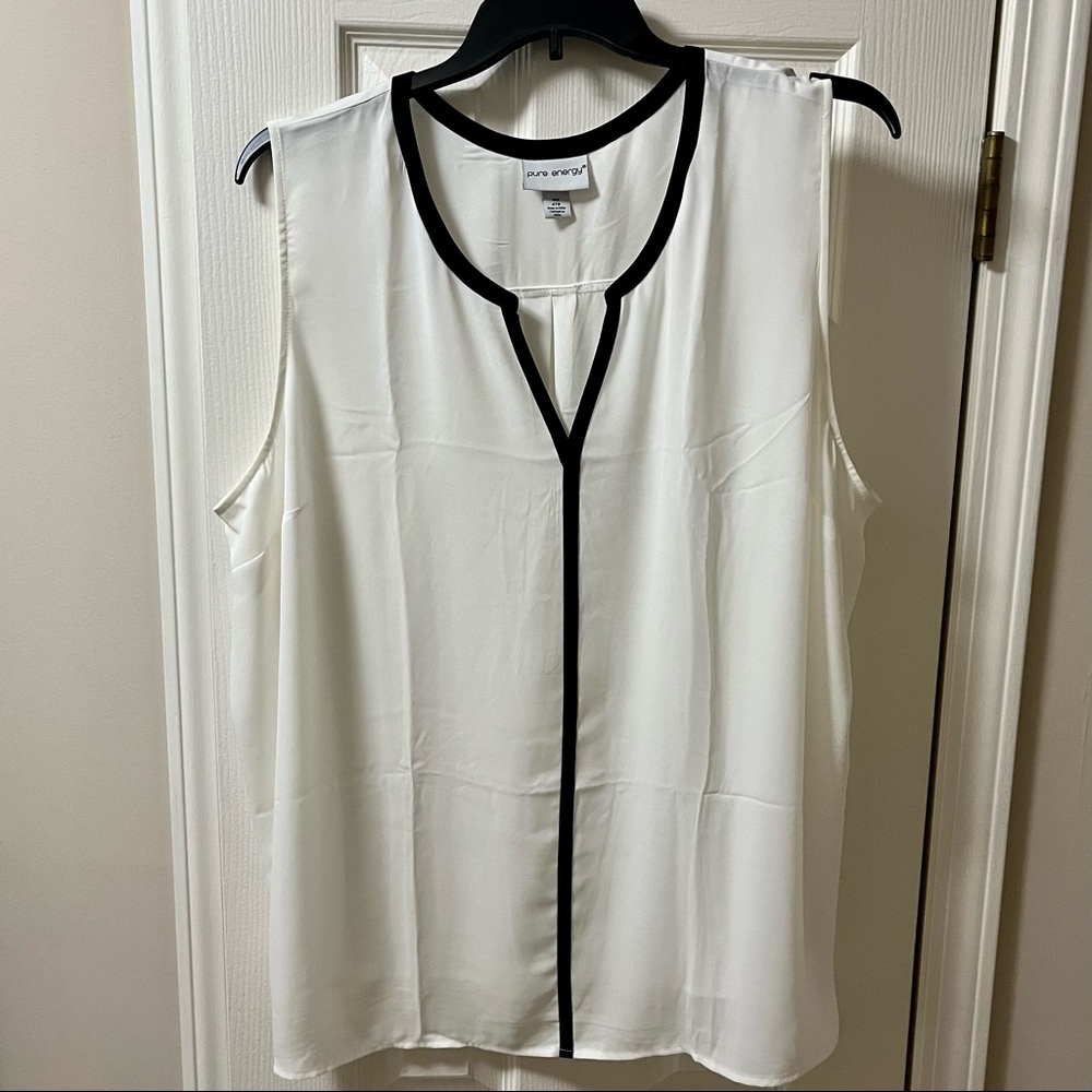 Pure Energy sleeveless blouse